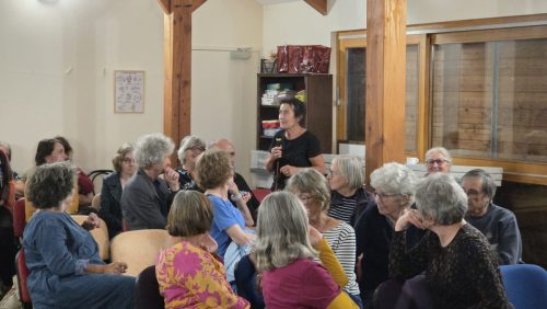 Temps d'échanges après la projection vendredi